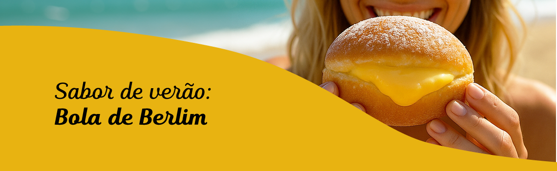 Sabor de verão- Bola de Berlim